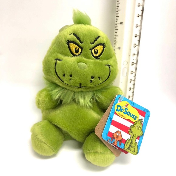 Aurora - Dr Seuss Grinch Palm Pal Plush Stuffed 5” - Picture 4 of 4